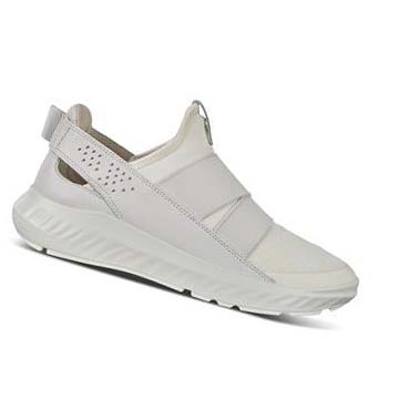 Women's Ecco St.1 Lite Slip-on Sneakers White | SG 258GSO